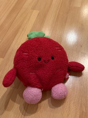 Plush beet Soft Toy - Red & Pink Cute veggie Plush